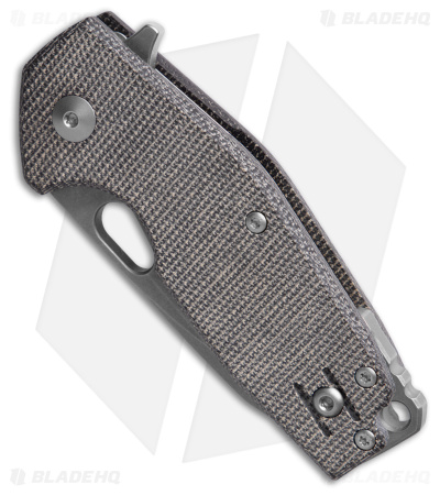 Fox Knives Vox Suru Liner Lock Knife Black Micarta (2.36" Acid SW) FX-526LI MB