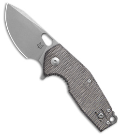 Fox Knives Vox Suru Liner Lock Knife Black Micarta (2.36" Acid SW) FX-526LI MB