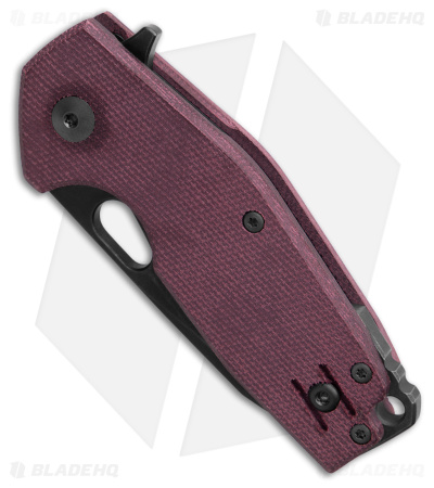 Fox Knives Vox Suru Knife Burgundy Micarta (2.36" PVD SW)