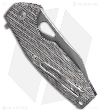 Fox Knives Vox Yaru Liner Lock Knife Black Micarta (2.75" Acid SW) FX-527LI MB