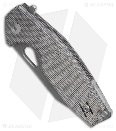 Fox Knives Vox Yaru Liner Lock Knife Black Micarta (2.75" Acid SW) FX-527LI MB
