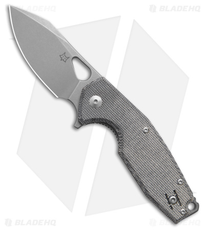 Fox Knives Vox Yaru Liner Lock Knife Black Micarta (2.75" Acid SW) FX-527LI MB