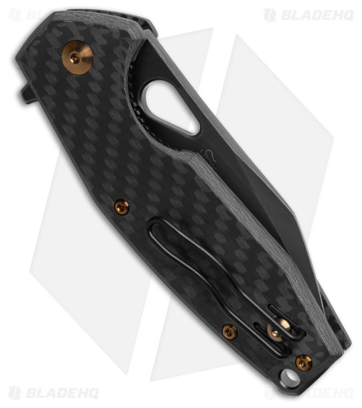 Fox Knives Vox Yaru Liner Lock Knife Carbon Fiber (2.75" PVD SW) FX-527LI CF