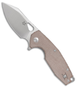 Fox Knives Vox Yaru Liner Lock Knife Natural Micarta (2.75" Satin) FX-527LI MNA