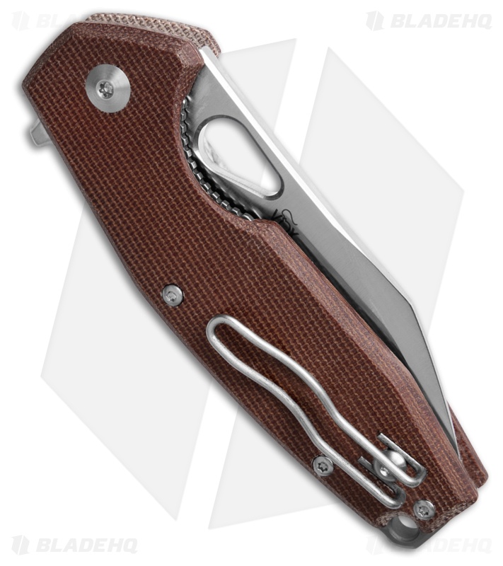 Fox Knives Vox Yaru Knife Natural Micarta Satin M398