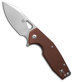 Fox Knives Vox Yaru Liner Black Micarta Acid SW - Blade HQ