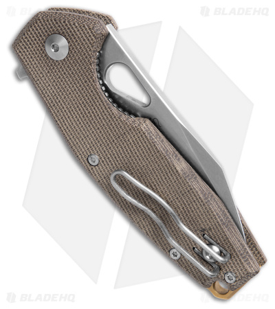 Fox Knives Vox Yaru Liner Lock Knife OD Green Micarta (2.75" SW) FX-527LI MOD
