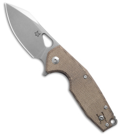 Fox Knives Vox Yaru Liner Lock Knife OD Green Micarta (2.75" SW) FX-527LI MOD