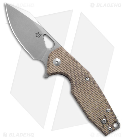 Fox Knives Vox Yaru Liner Lock Knife OD Green Micarta (2.75" SW) FX-527LI MOD