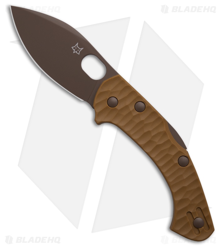 Fox Knives Anso Zero 2.0 Desert Warrior Coyote Tan FRN Tan