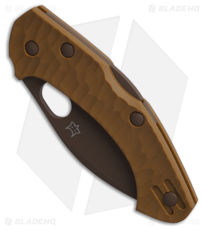 Fox Knives Anso Zero 2.0 Desert Warrior Lockback Knife Coyote Tan (2.75" Tan)