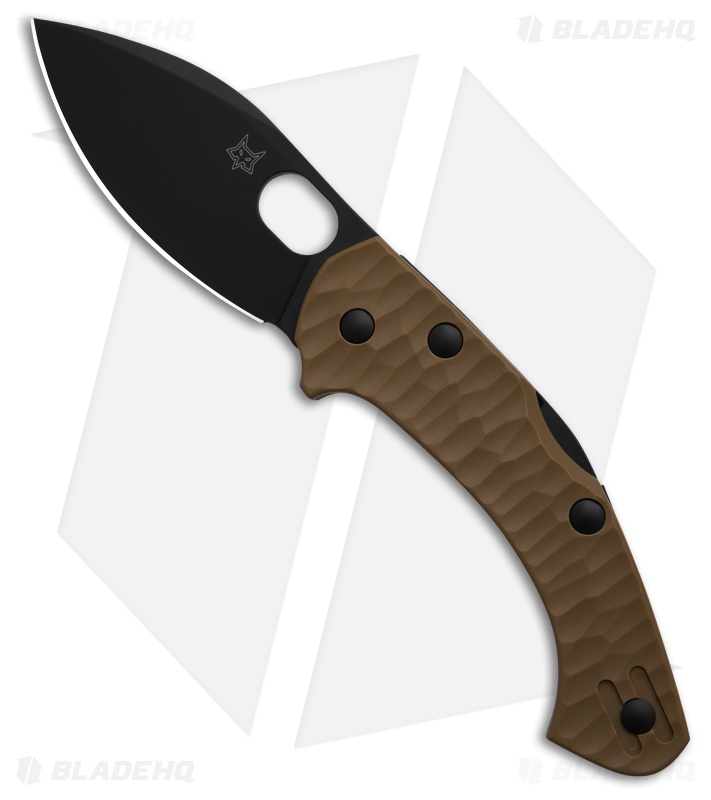 Fox Knives Anso Zero 2.0 Desert Warrior Lockback Knife OD Green (2.75" Black)