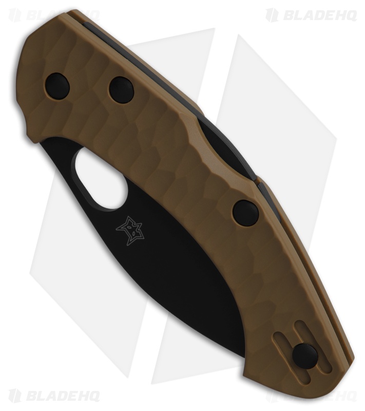Fox Knives Anso Zero 2.0 Desert Warrior Lockback Knife OD Green (2.75" Black)