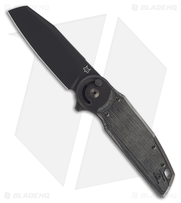 Fox Knives Metamorphosis Sheepsfoot Other Knife Black Micarta (3.2" Black M390)
