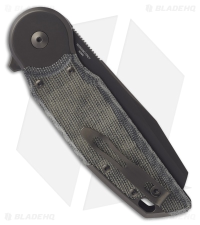 Fox Knives Metamorphosis Sheepsfoot Other Knife Black Micarta (3.2" Black M390)