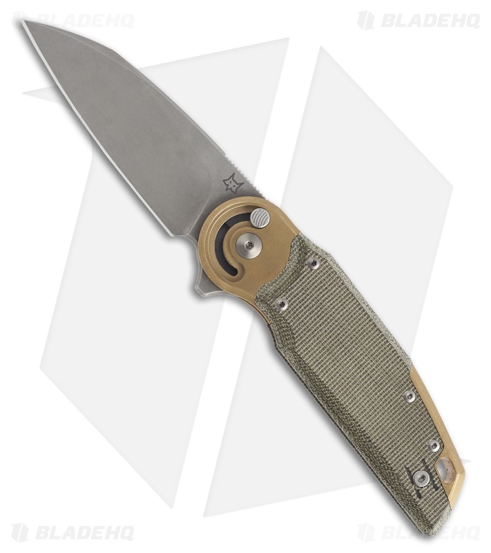 Fox Knives Metamorphosis Knife OD Green Micarta Acid Wash/SW
