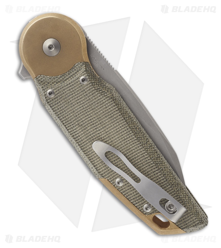 Fox Knives Metamorphosis Other Knife OD Green Micarta (3.2" Acid Wash/SW)