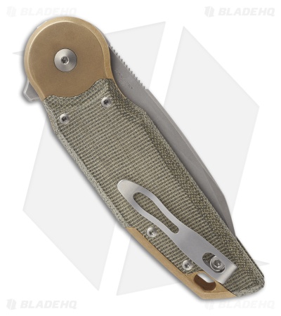 Fox Knives Metamorphosis Other Knife OD Green Micarta (3.2" Acid Wash/SW)