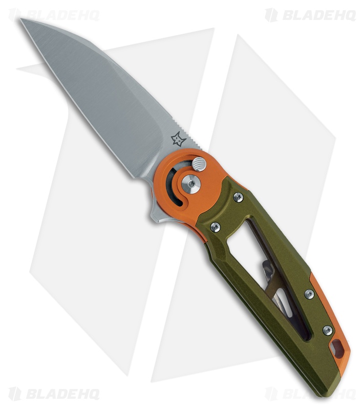 Fox Knives Metamorphosis Other Knife OD Green/Orange Aluminum (3.2" Satin)