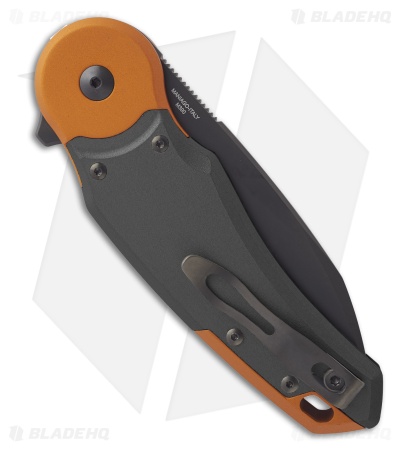 Fox Knives Metamorphosis Other Knife Black/Orange Aluminum (3.2" Black)