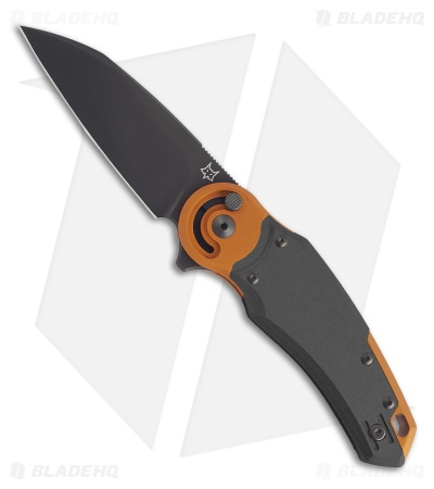 Fox Knives Metamorphosis Other Knife Black/Orange Aluminum (3.2" Black)