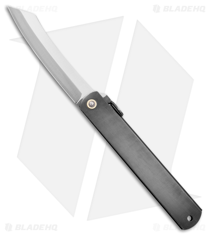 RYOOKO✳︎ Nagao Higonokami Friction Folder Black - Blade HQ
