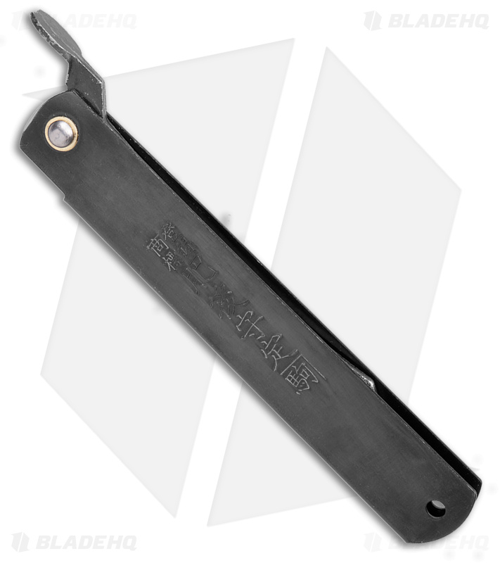 Nagao Higonokami Friction Folder Black - Blade HQ