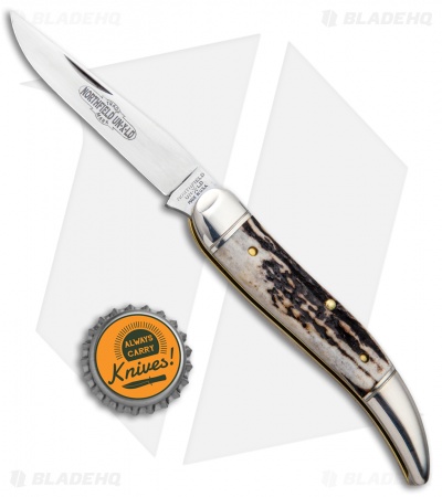 GEC #12 Cutlery Toothpick - Slip Joint Knife | Sambar Stag | Blade HQ
