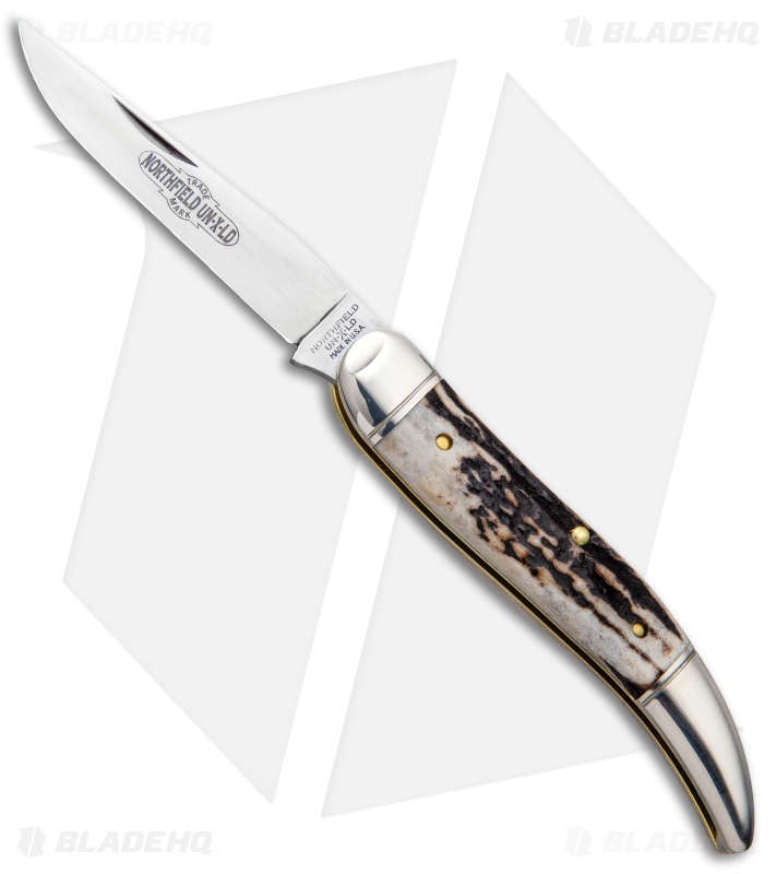 GEC #12 Cutlery Toothpick - Slip Joint Knife | Sambar Stag | Blade HQ