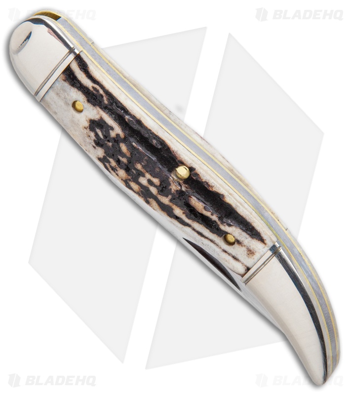 GEC #12 Cutlery Toothpick - Slip Joint Knife | Sambar Stag | Blade HQ