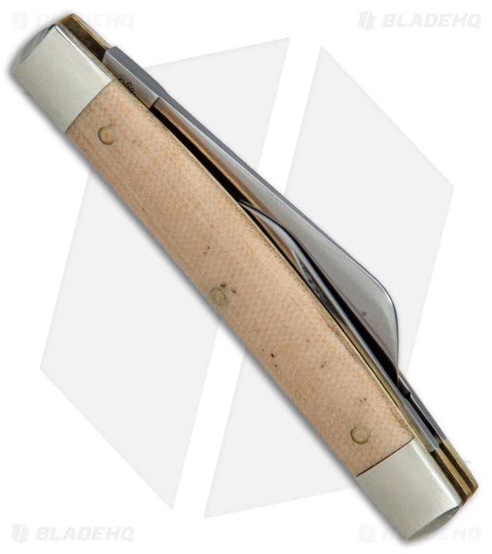 GEC #13 Tidioute Cutlery Congress Whittler Pocket Knife 3.6" Muslin Micarta 