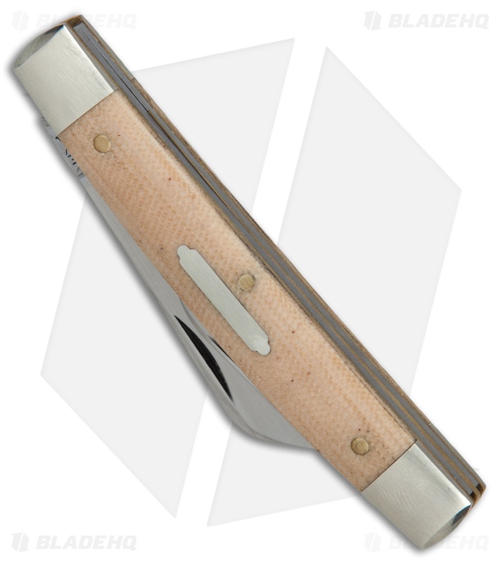 GEC #13 Tidioute Cutlery Congress Whittler Pocket Knife 3.6" Muslin Micarta 
