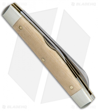GEC #13 Tidioute Cutlery Speaker Jack Pocket Knife 3.6" Muslin Micarta 133217