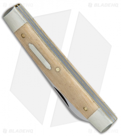 GEC #13 Tidioute Cutlery Speaker Jack Pocket Knife 3.6" Muslin Micarta 133217