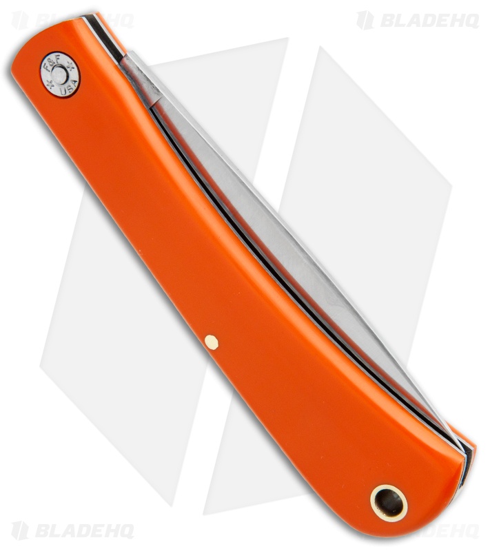 GEC #21 Farm & Field Bull Buster - Slip Joint Knife | Orange Delrin