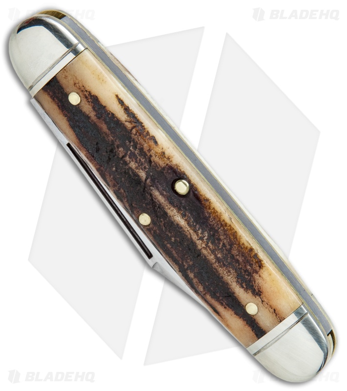 GEC #35 Northfield UN-X-LD Churchill Pocket Knife 3.75" Sambar Stag 351217
