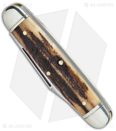 GEC #35 Northfield UN-X-LD Churchill Pocket Knife 3.75" Sambar Stag 351217