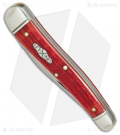 GEC #38 Northfield 38 Special Pocket Knife 3.8" Red Jigged Bone  381117