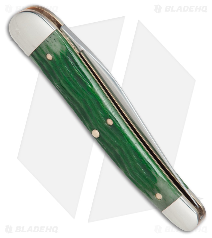 GEC #38 Tidioute Cutlery 38 Special Pocket Knife 3.8" Tractor Green Bone 381117