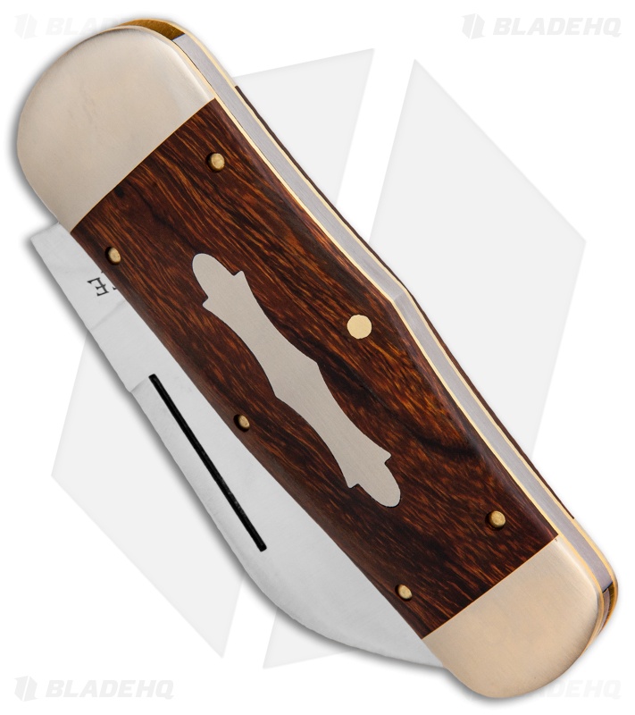 GEC #46 Tidioute Cutlery Whaler Pocket Knife 4.3" Desert Ironwood 462218