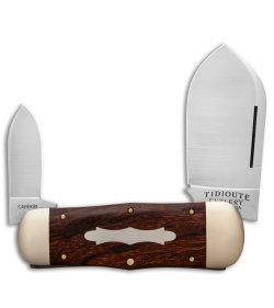 GEC #46 Tidioute Cutlery Whaler Pocket Knife 4.3" Desert Ironwood 462218