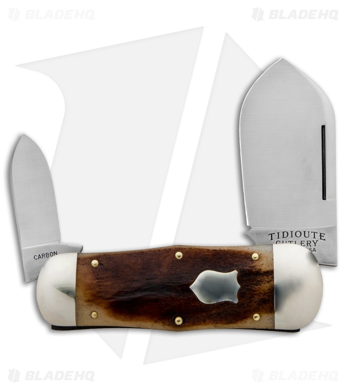 GEC #46 Tidioute Cutlery Whaler Pocket Knife 4.3" Muscle Bone 462218