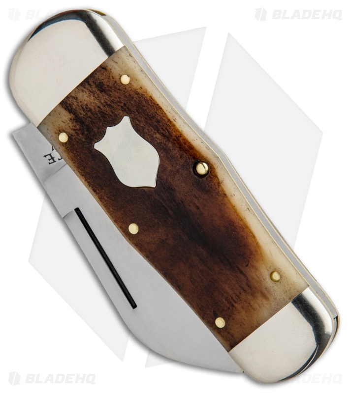 GEC #46 Tidioute Cutlery Whaler Pocket Knife 4.3" Muscle Bone 462218