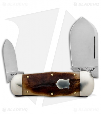 GEC #46 Tidioute Cutlery Whaler Pocket Knife 4.3" Muscle Bone 462218