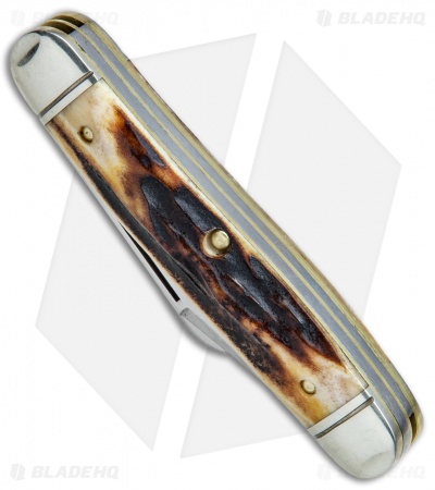 GEC #66 Northfield UN-X-LD Calf Roper Pocket Knife 3.3" Sambar Stag 661317