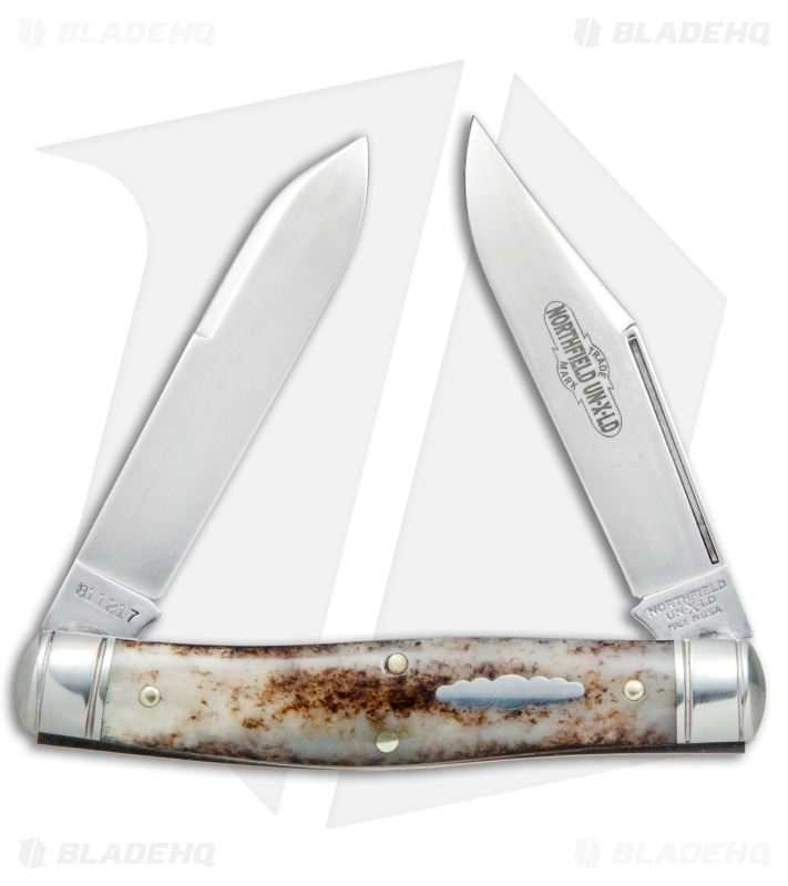 Lead Crystal ブルドッグ　西ドイツ GEC #81 Northfield UN-X-LD Bull Moose Pocket Knife 3.8