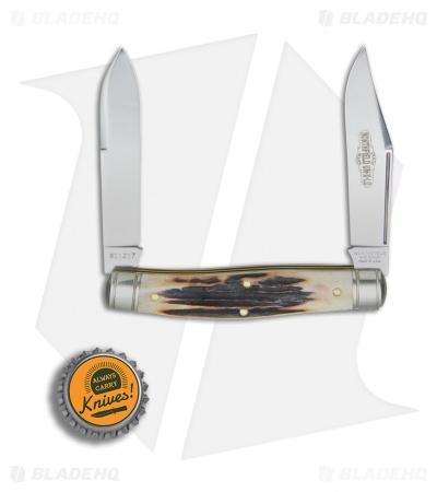 GEC #81 Northfield UN-X-LD Bull Moose Pocket Knife 3.8" Sambar Stag 811217