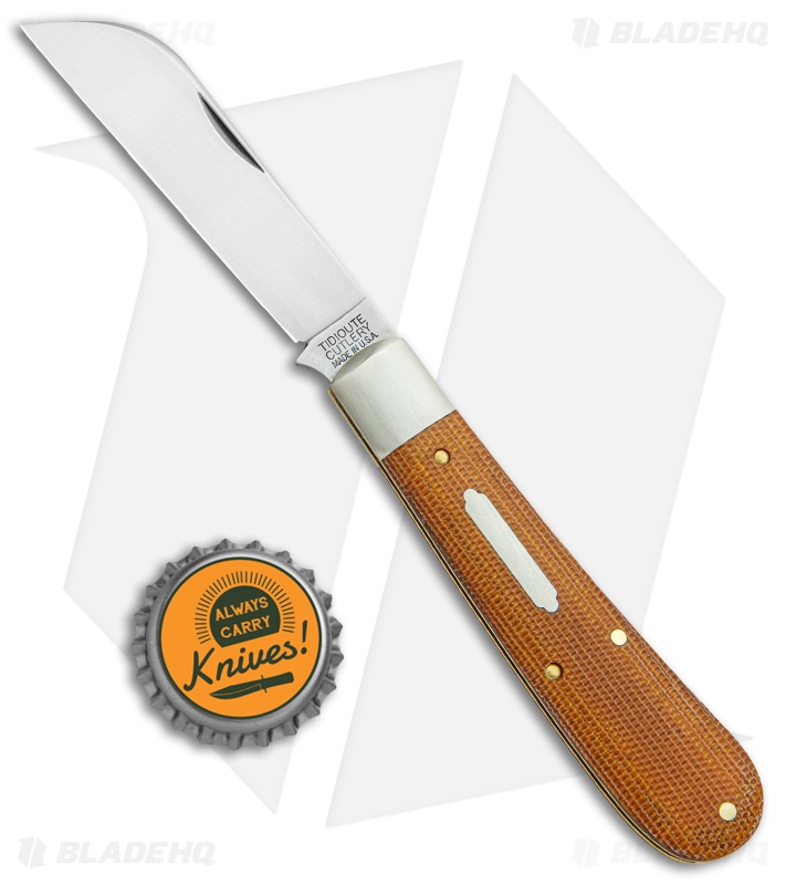 GEC #93 Tidioute Cutlery - Pocket Knife | Natural Micarta