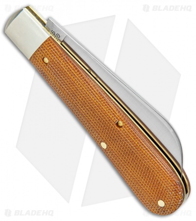 GEC #93 Tidioute Cutlery Ram's Foot Pocket Knife 3.8" Natural Micarta 933119
