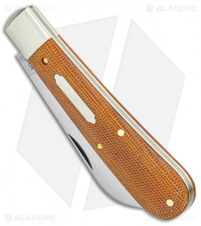 GEC #93 Tidioute Cutlery Ram's Foot Pocket Knife 3.8" Natural Micarta 933119